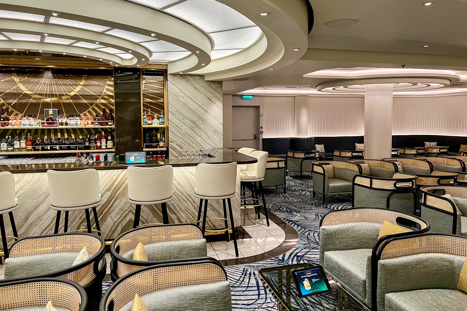 The Metropolitan Bar on the cruise ship Norwegian Prima.