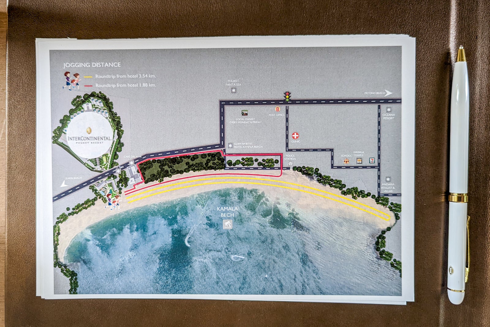 InterContinental Phuket Resort running map