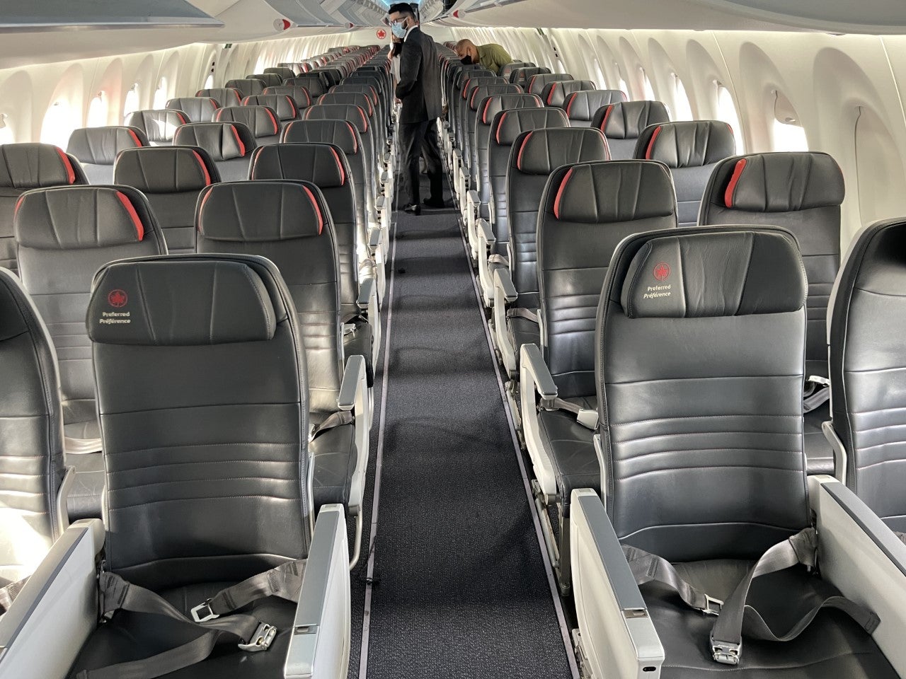 Air Canada A220 economy class