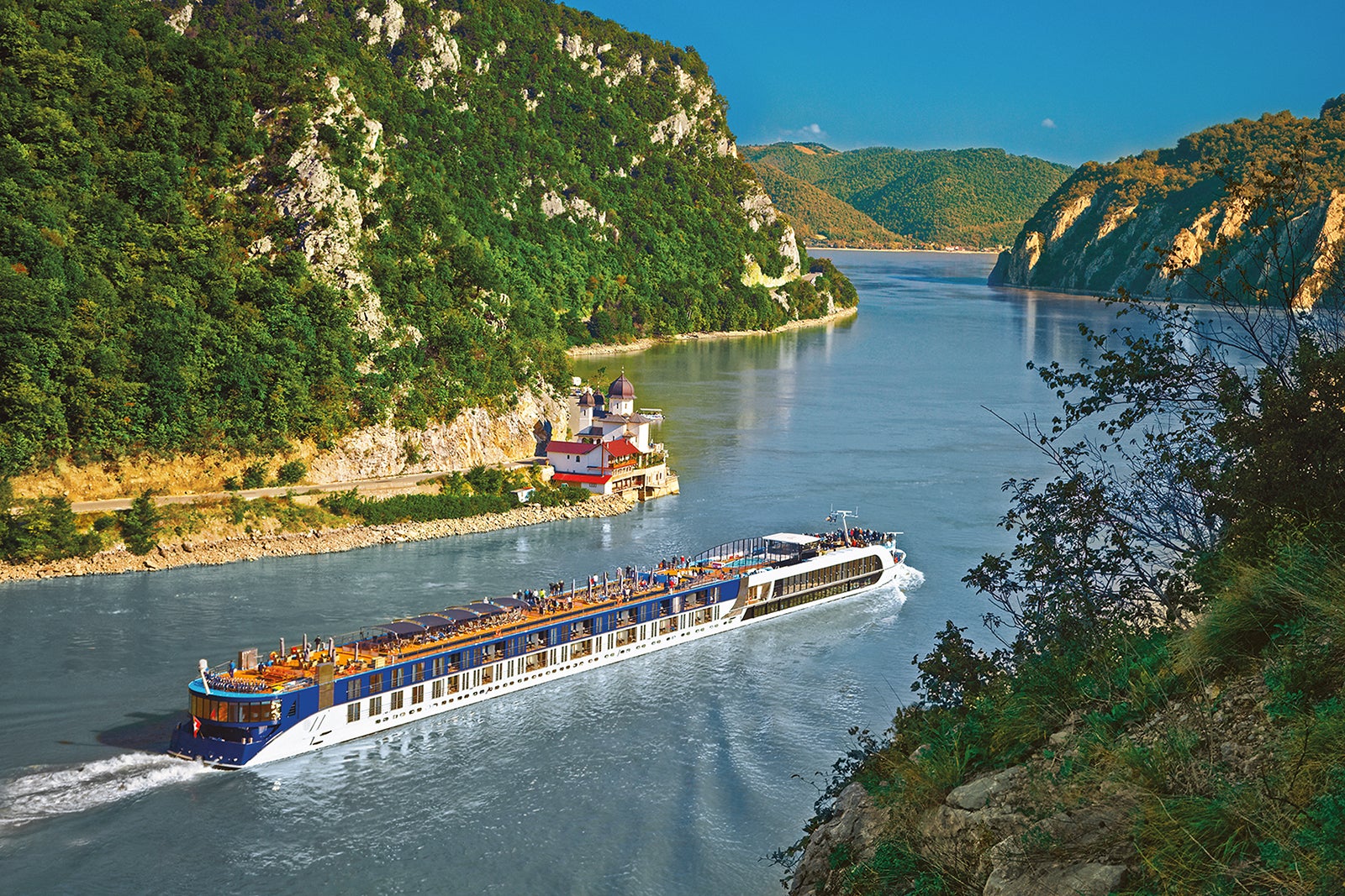 Amawaterways ship on the Danube