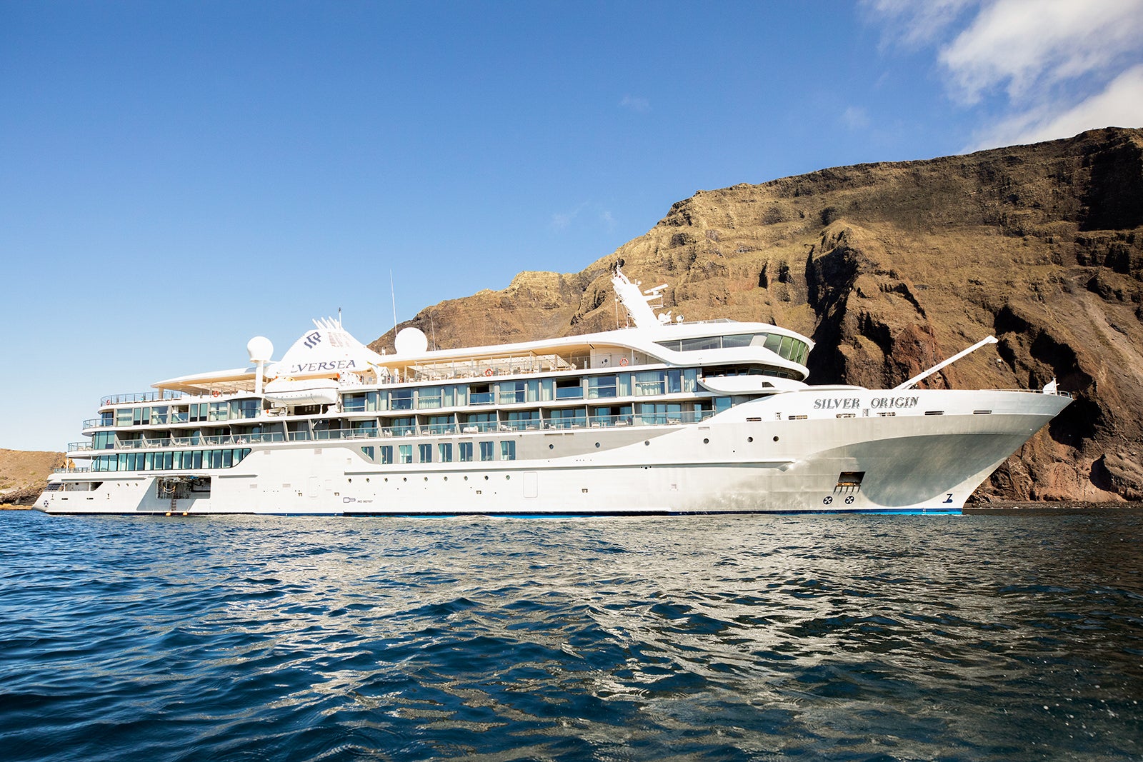 Silver Origin ship in the Galapagos