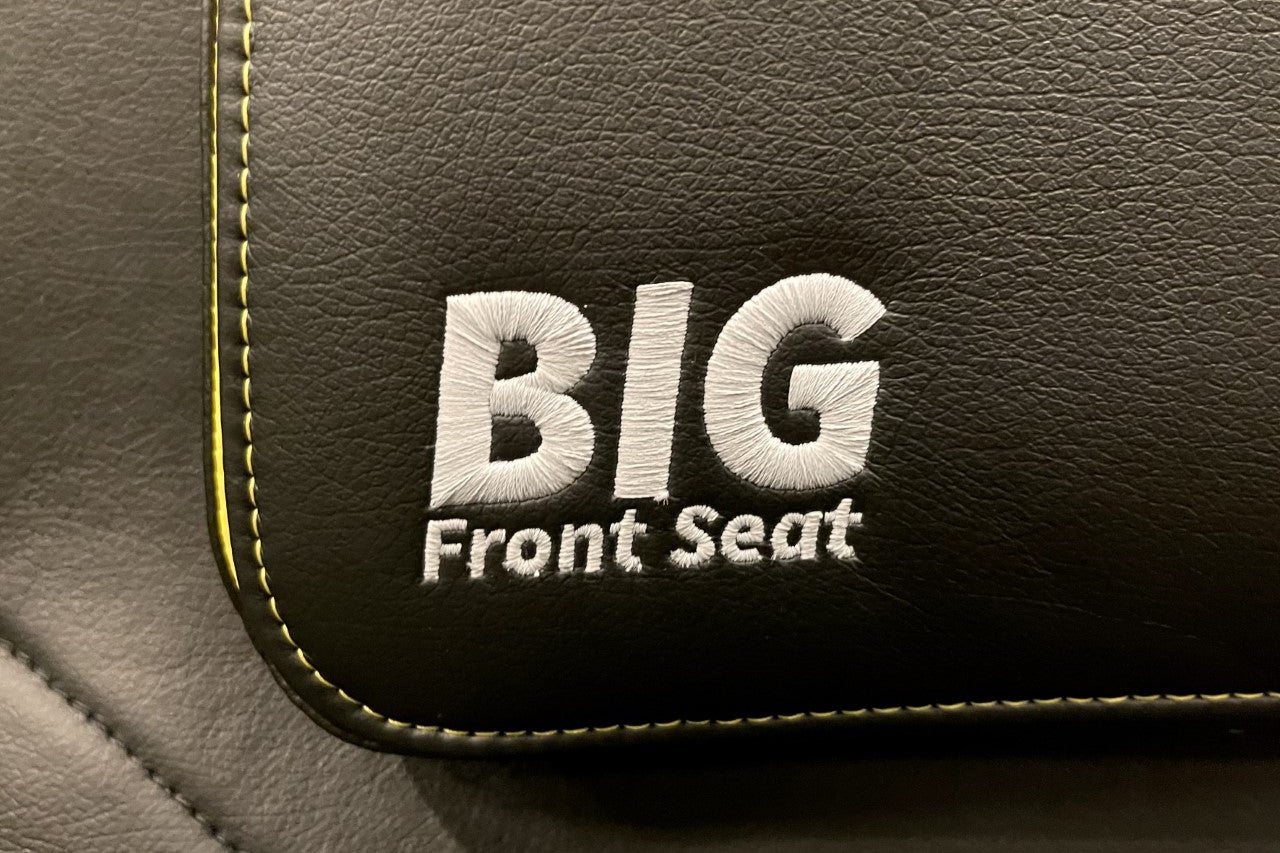 BIG front seat logo