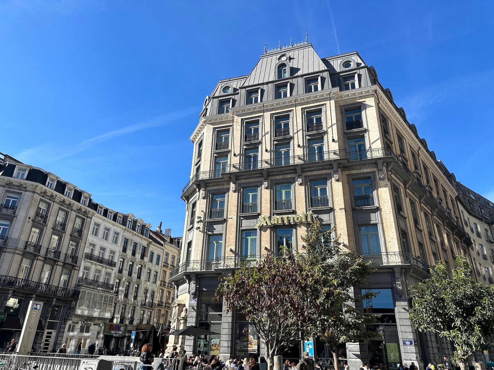 Hotel exterior in Brussels