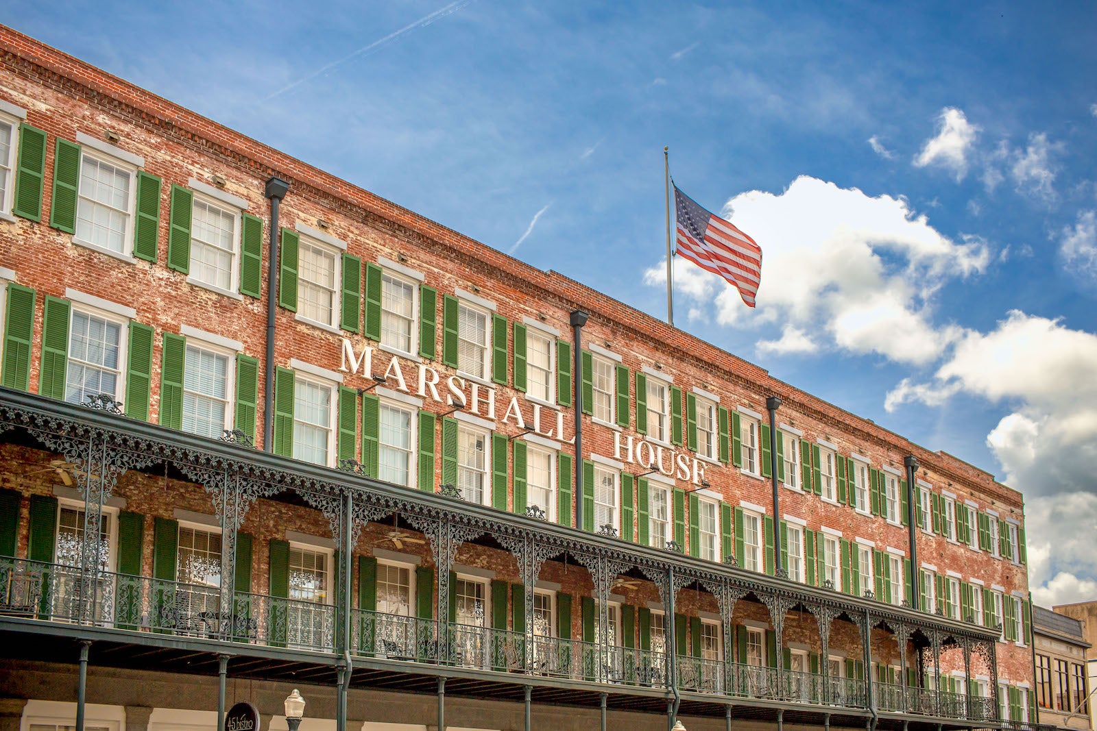 The exterior of the Marshall House