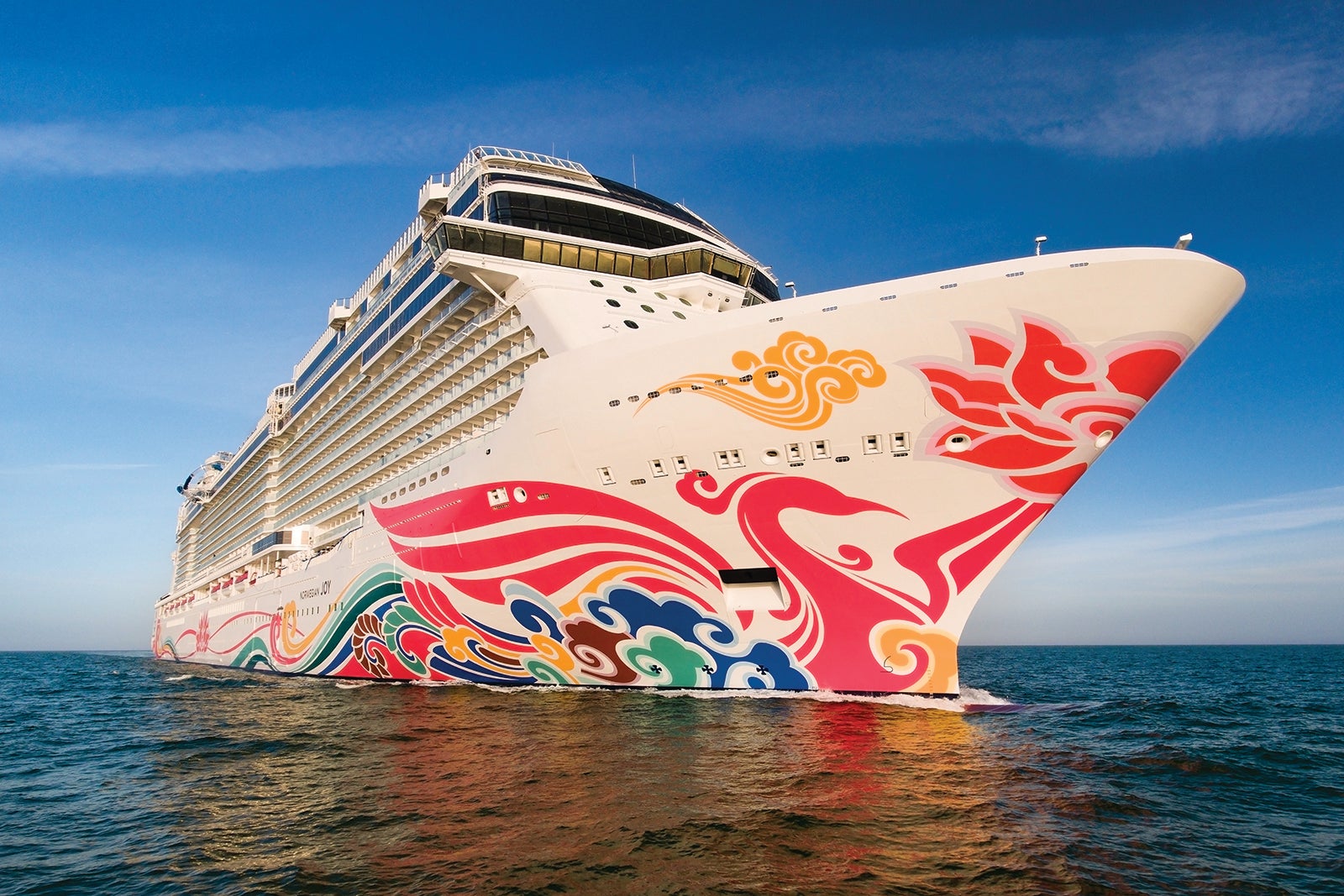 Norwegian Joy cruise ship at sea