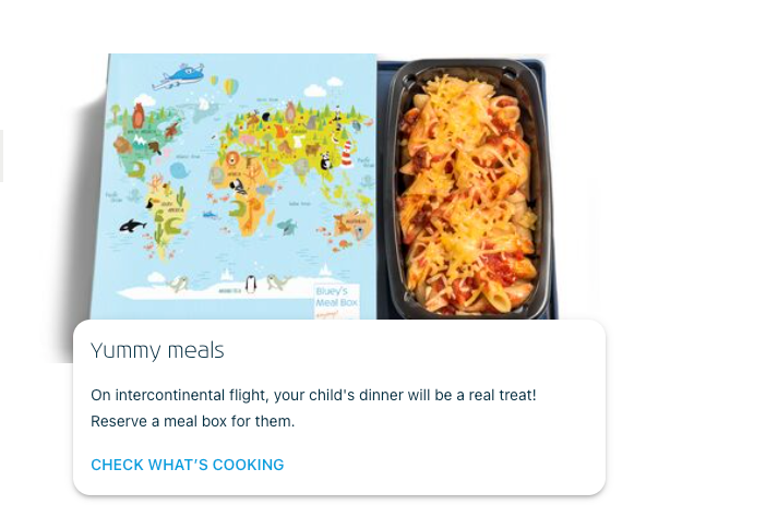 KLM kids meal