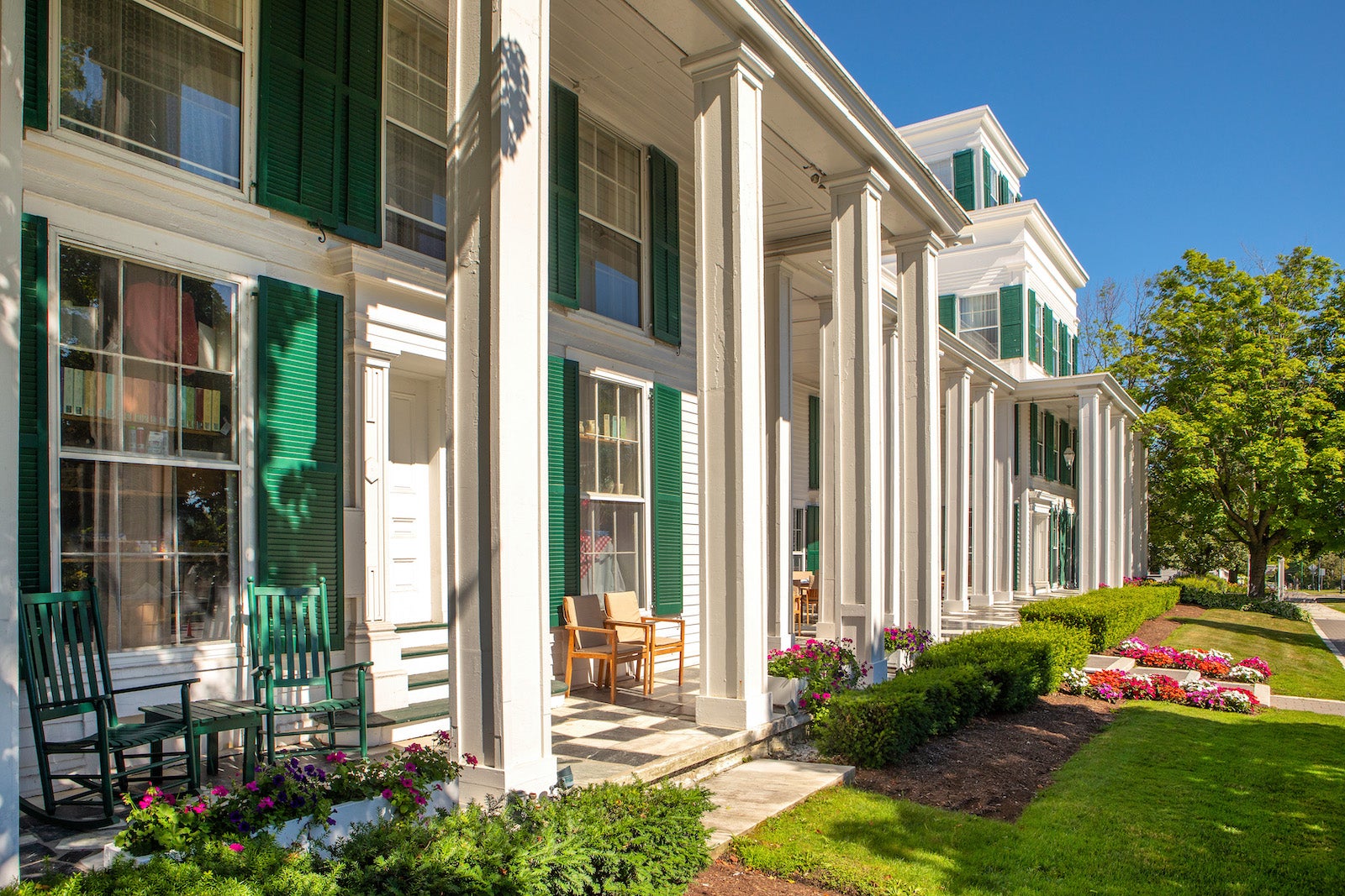 The exterior of the Equinox Golf Resort and Spa