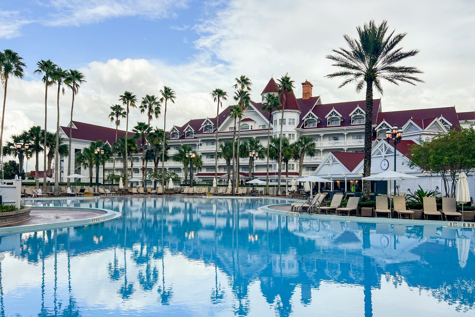 pool at the Grand Floridian Resort
