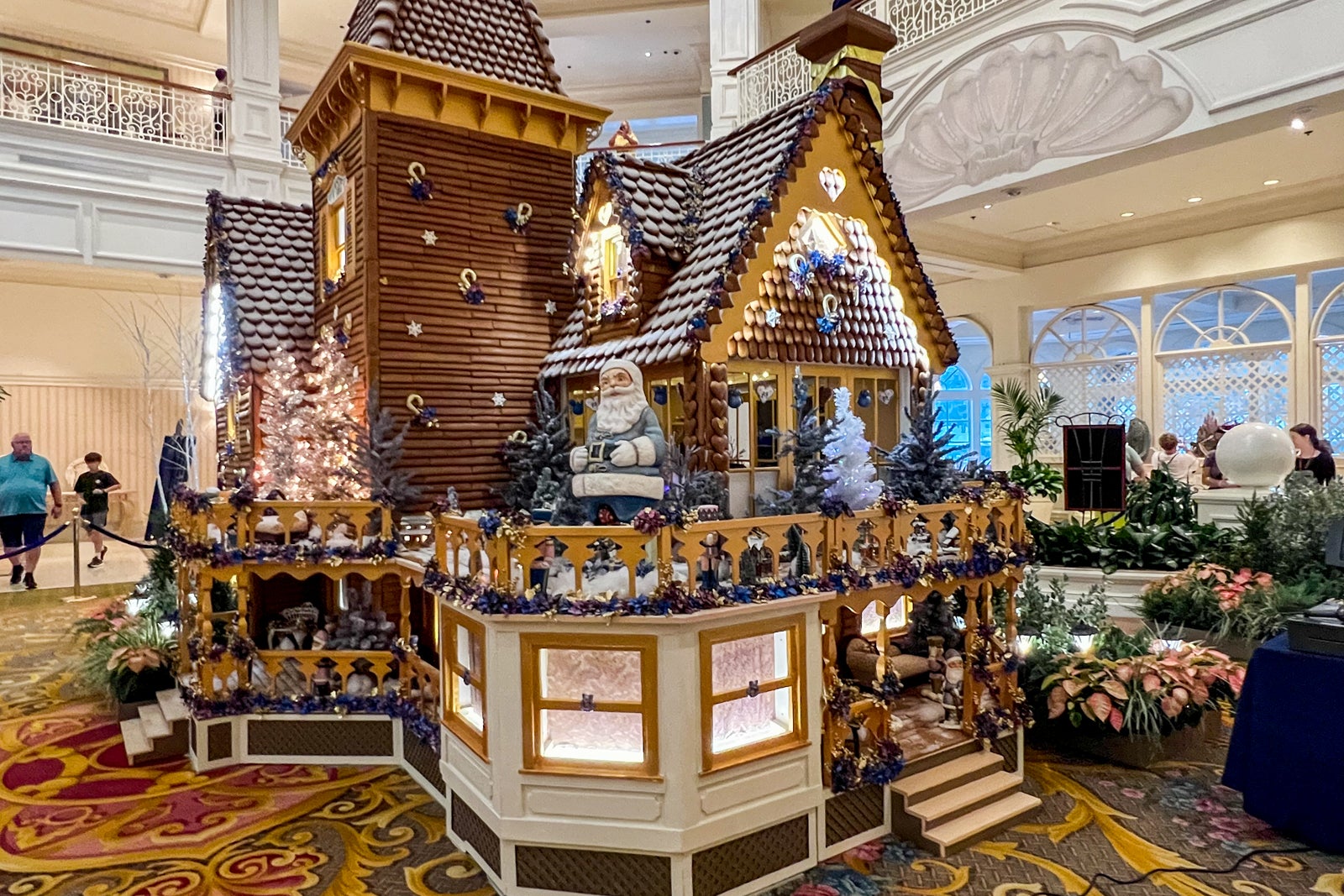 life-size gingerbread house