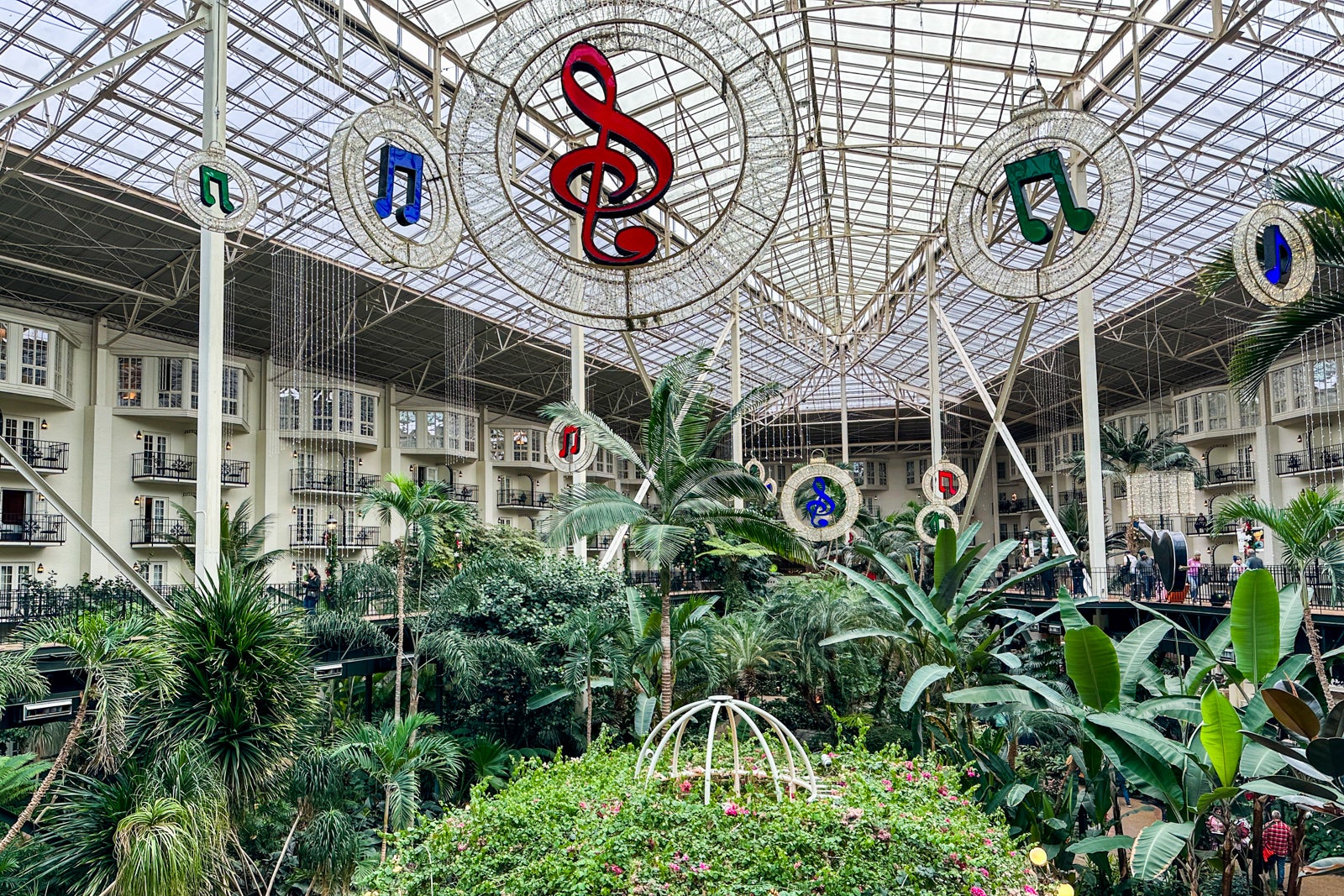 Atrium of a Gaylord Hotel