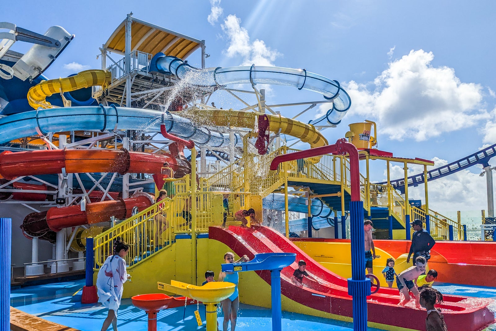 Water park on Carnival Celebration