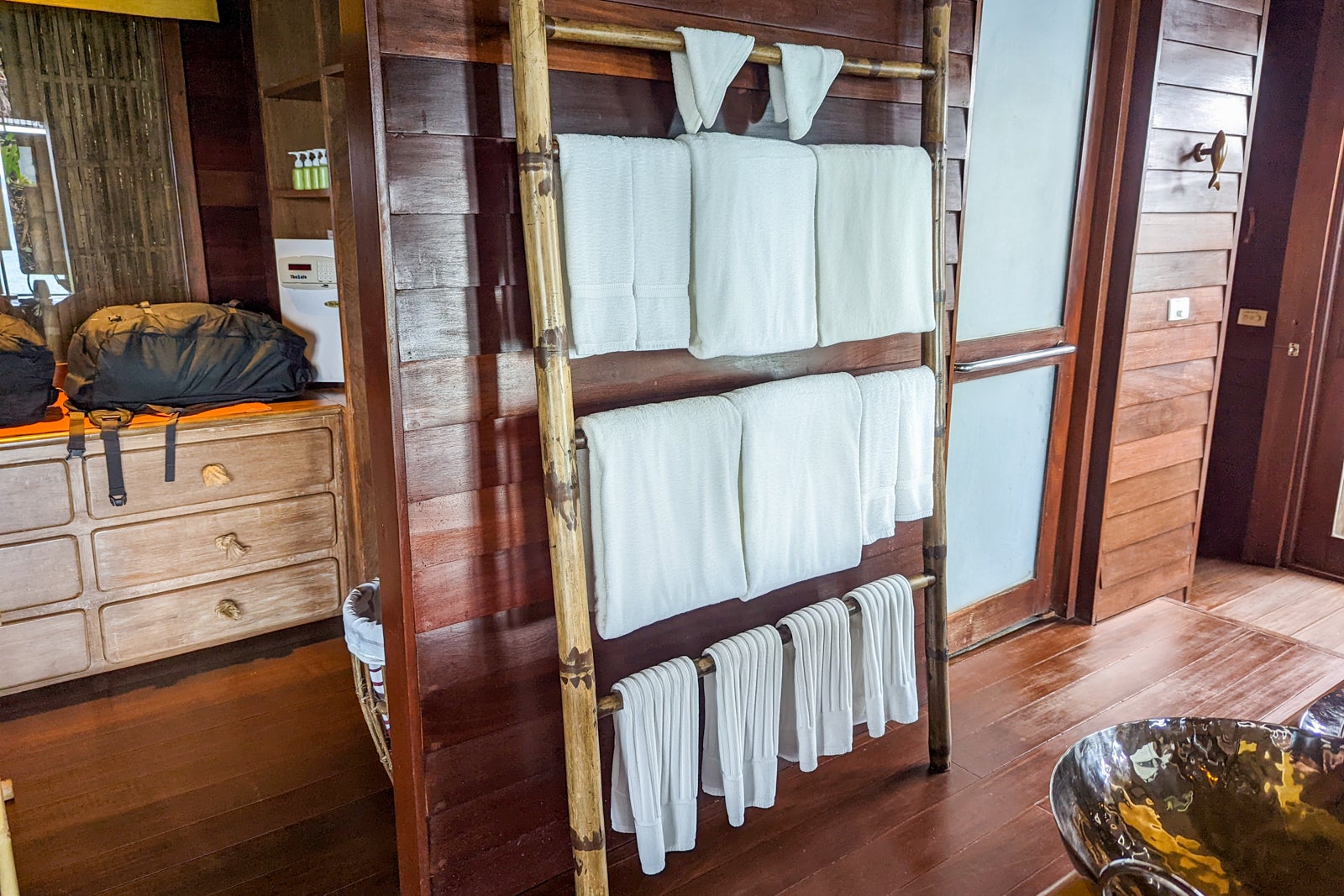 Six Senses Yao Noi villa towels