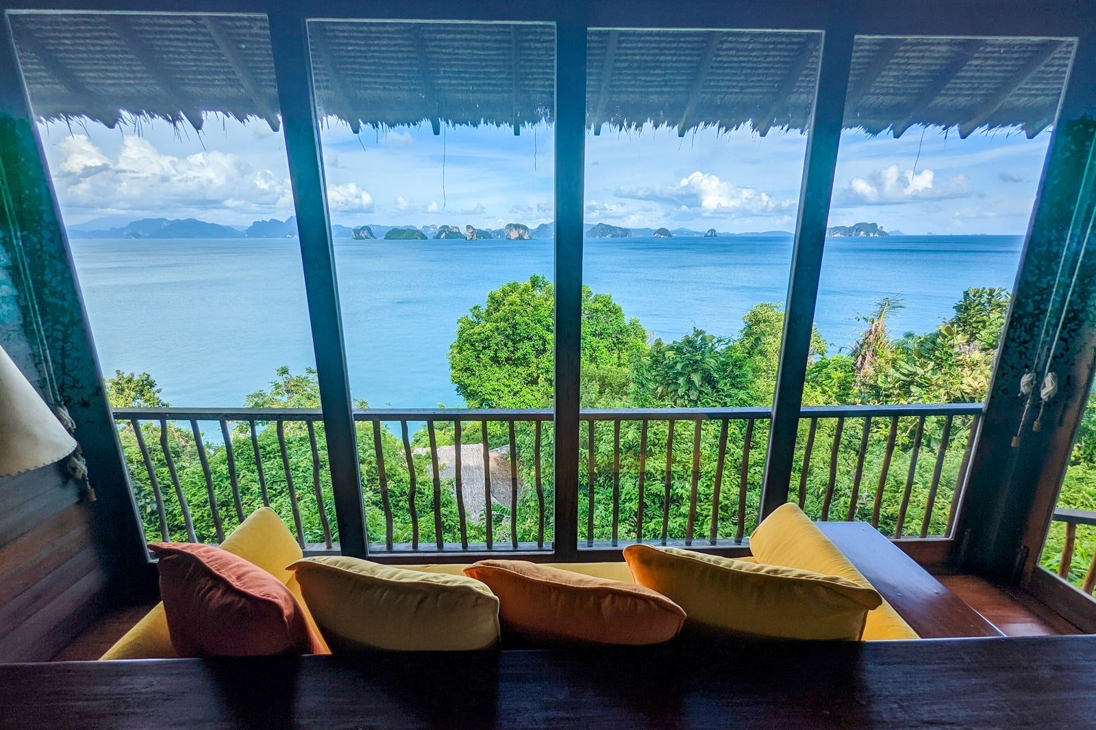 Six Senses Yao Noi villa bedroom couch