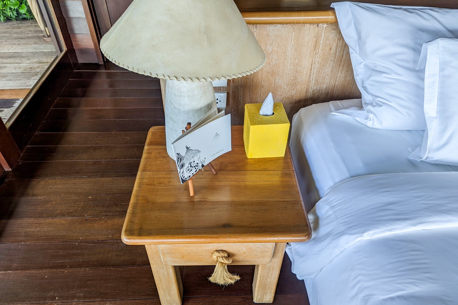 Six Senses Yao Noi villa nightstand