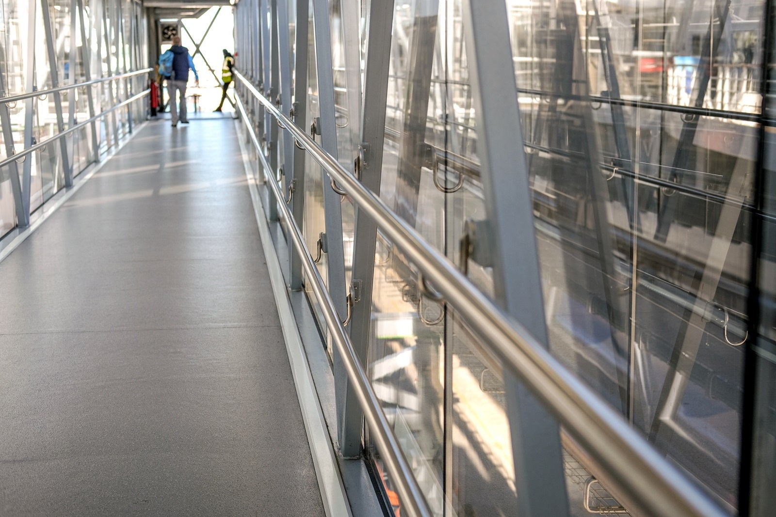 disembarkation hallway