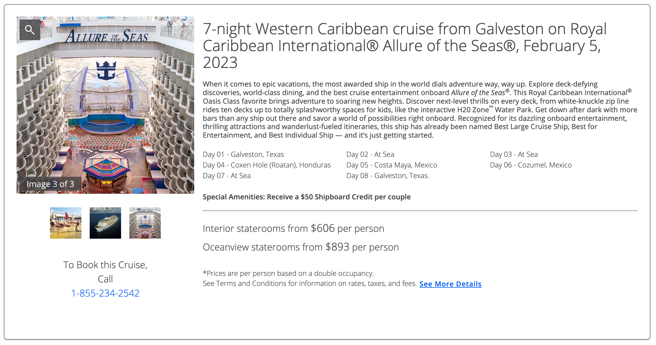 Cruise on the Chase travel portal