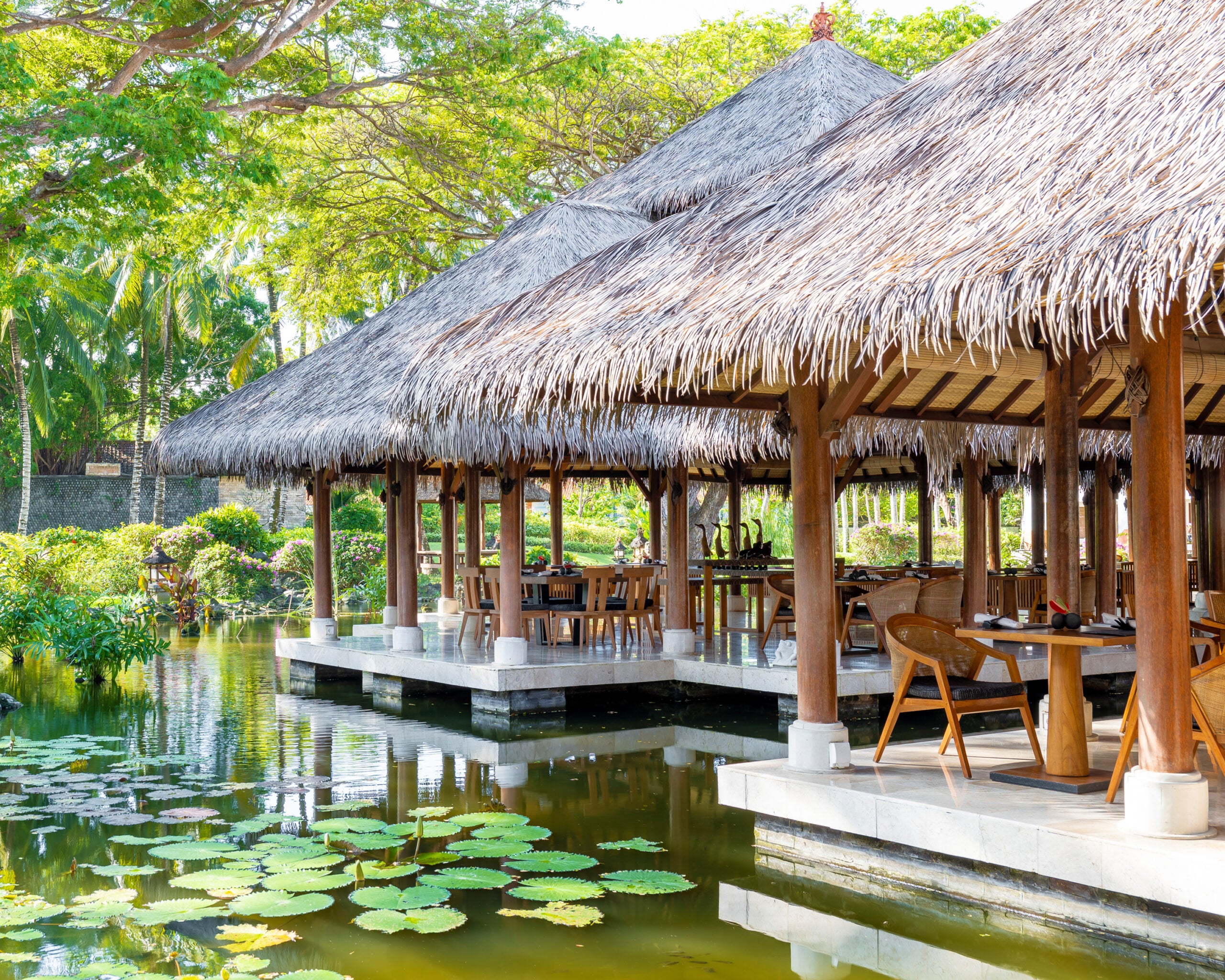 Bali Grand Hyatt Grand Club Lounge Garden