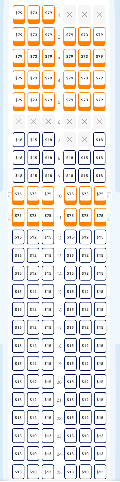 seat map