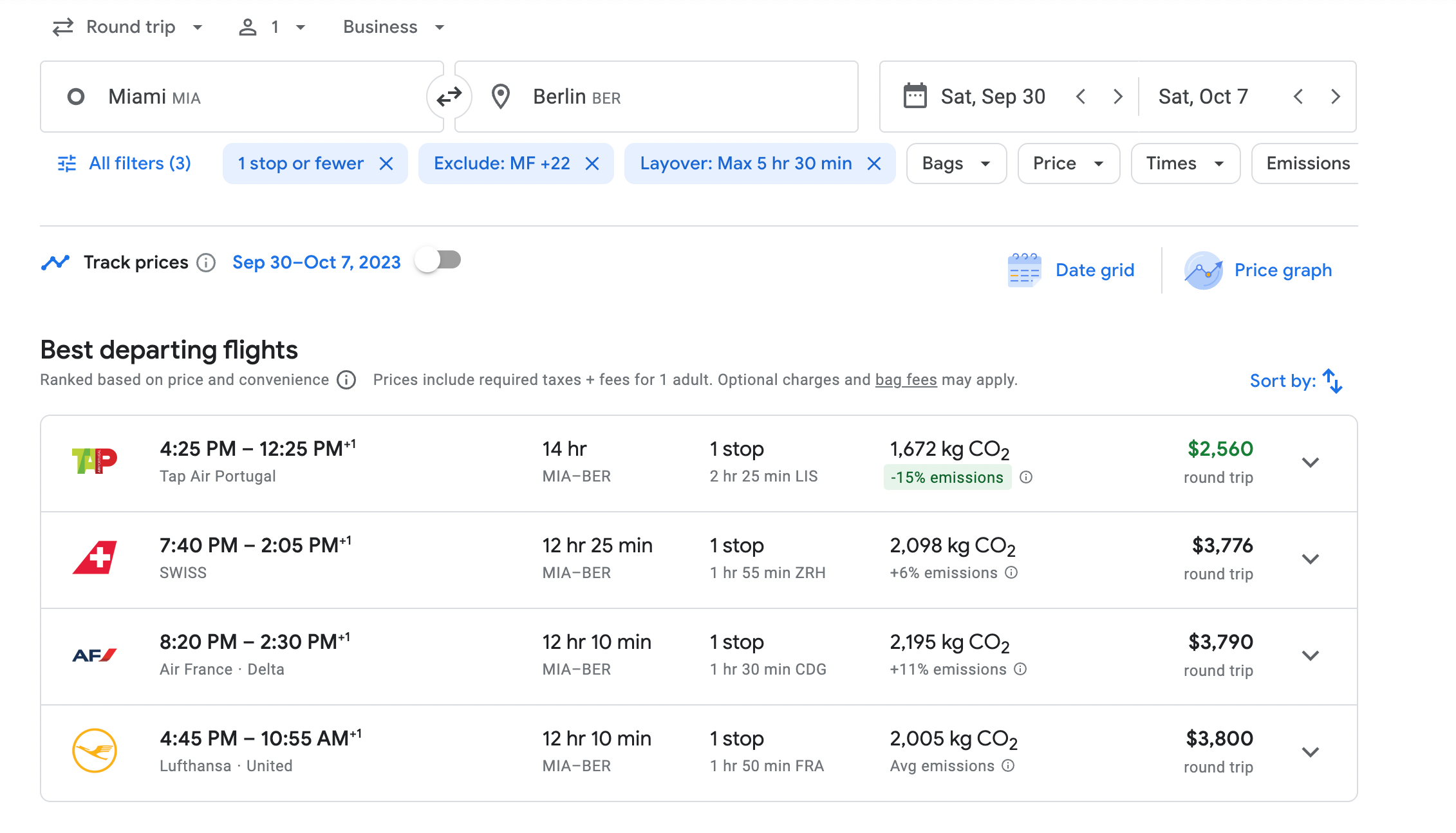 google flights