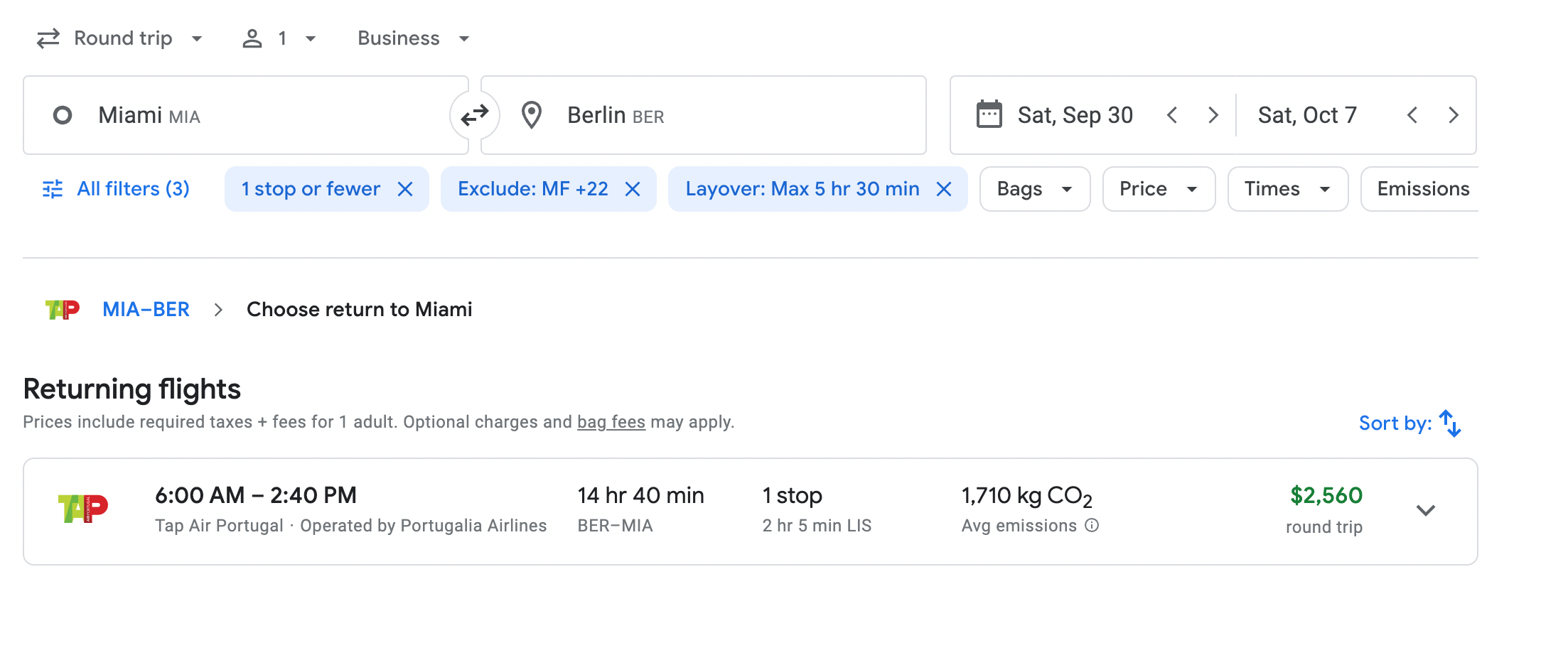 google flights