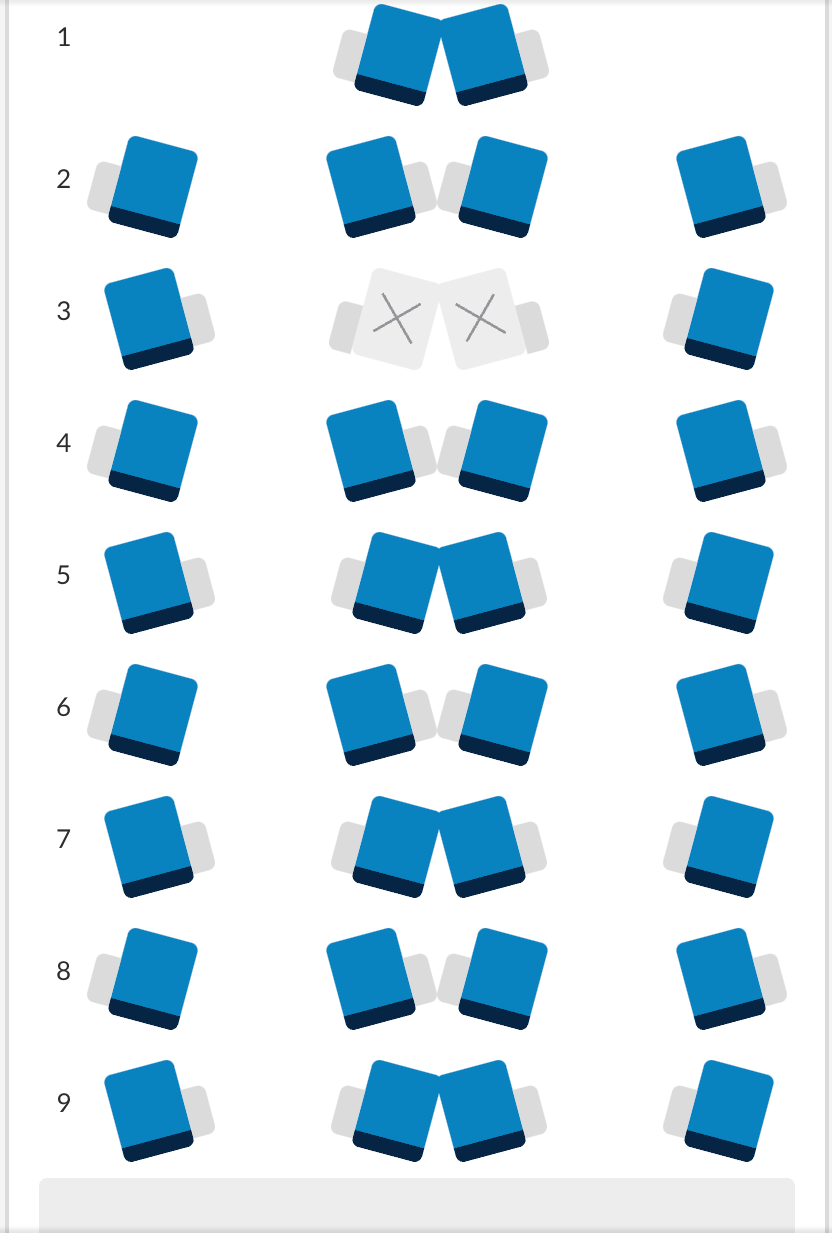 seat map