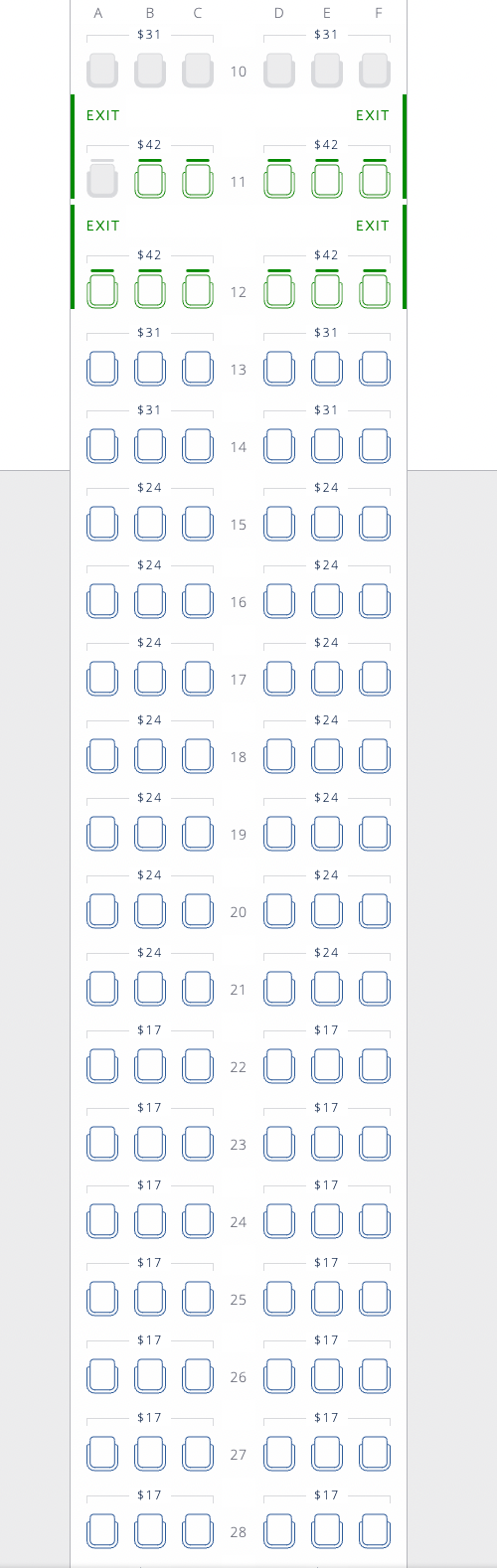 seat map