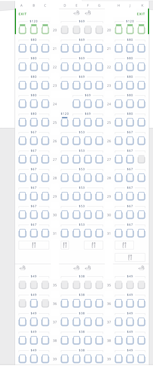 seat map