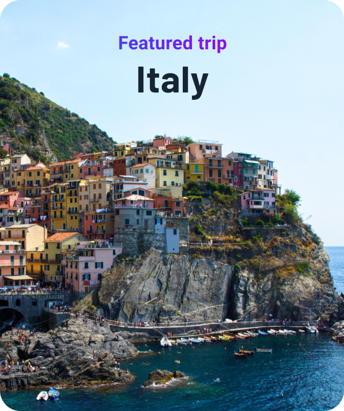 Featured trip Italy