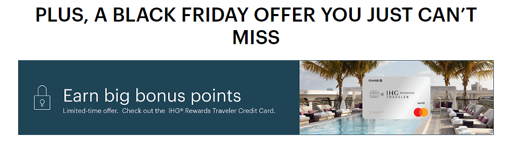 IHG Black Friday deal