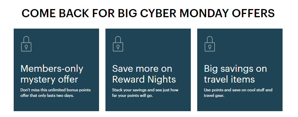 IHG Cyber Monday deal