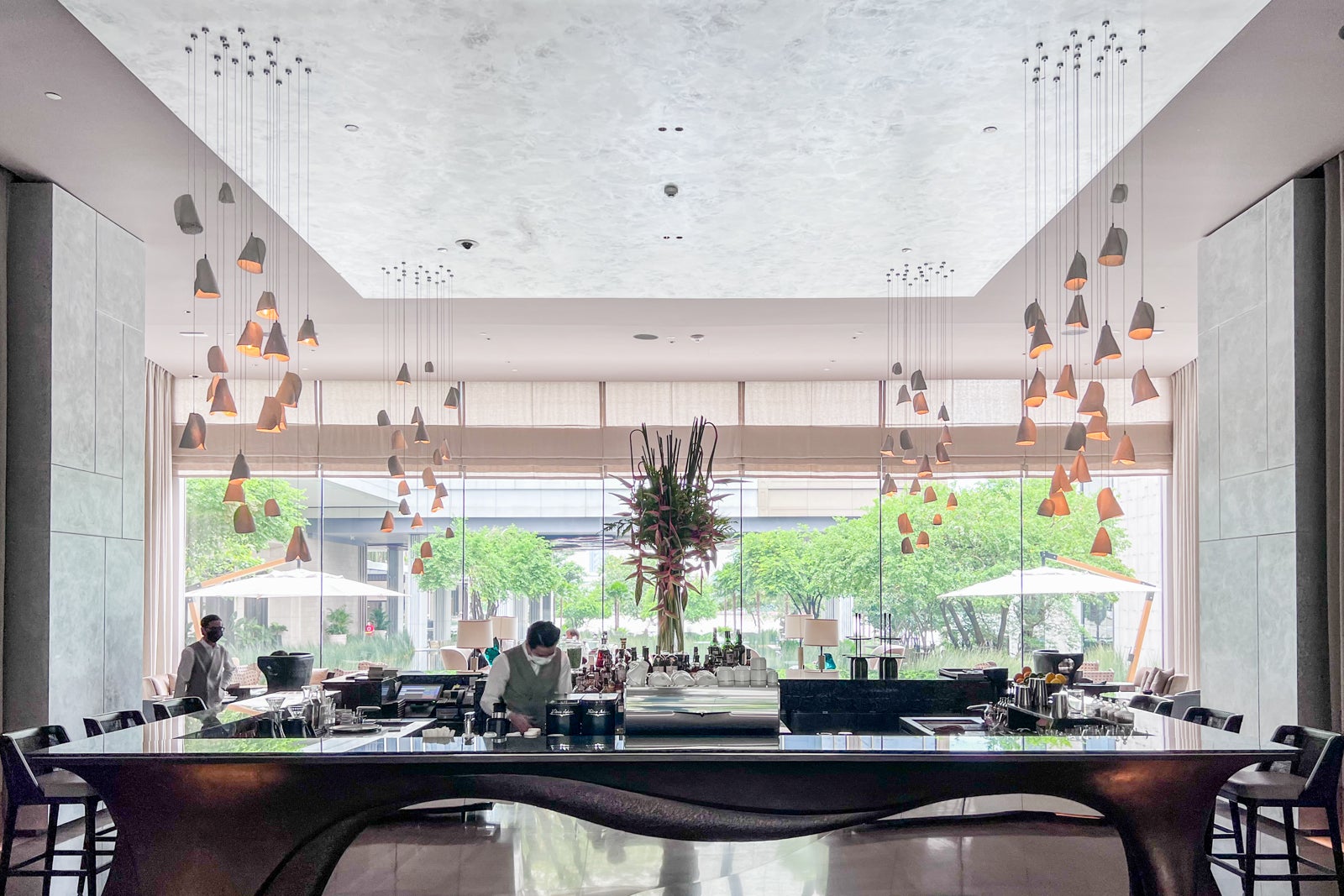 desk at Four Seasons Bangkok