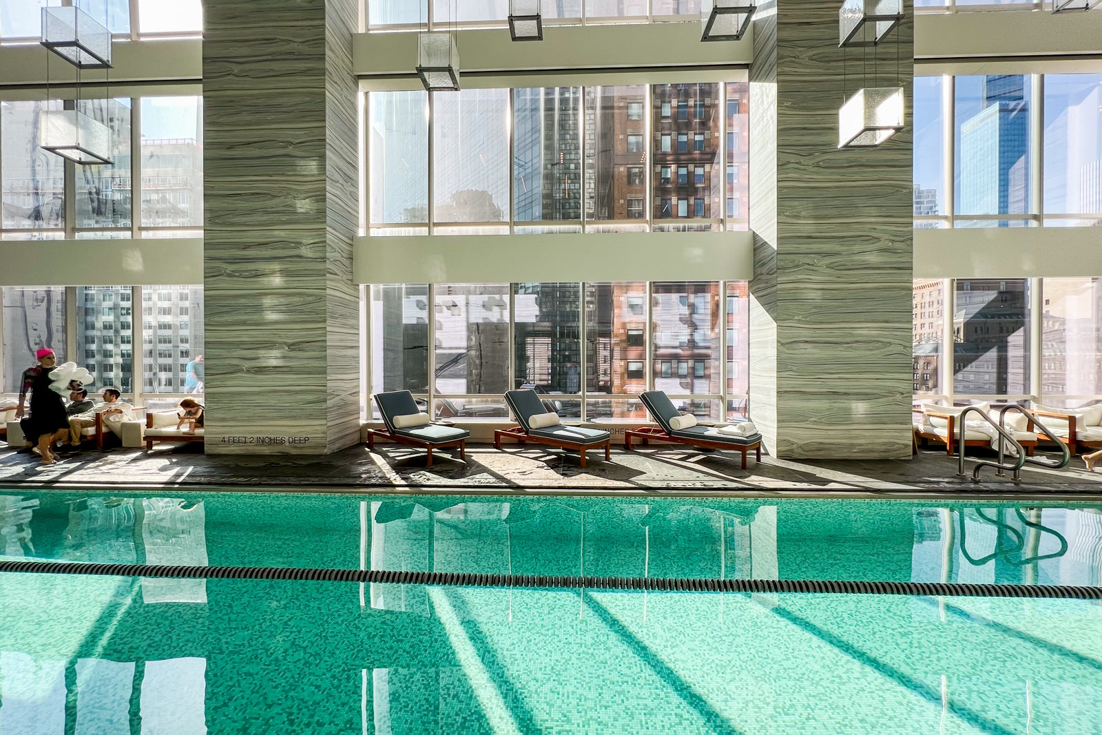 The pool at the Park Hyatt New York