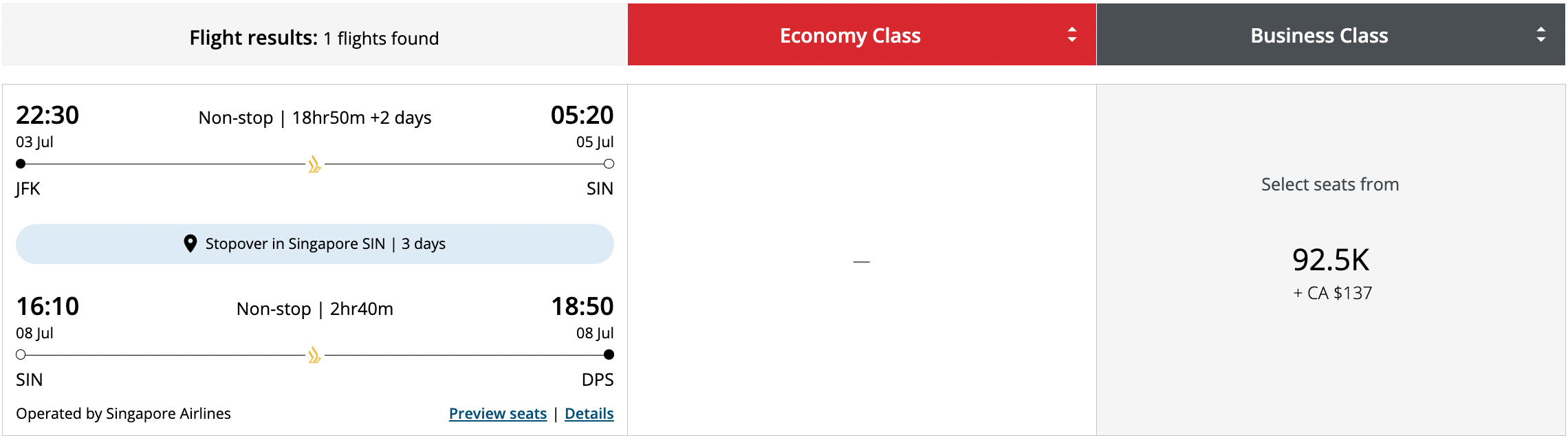 Book an Aeroplan stopover