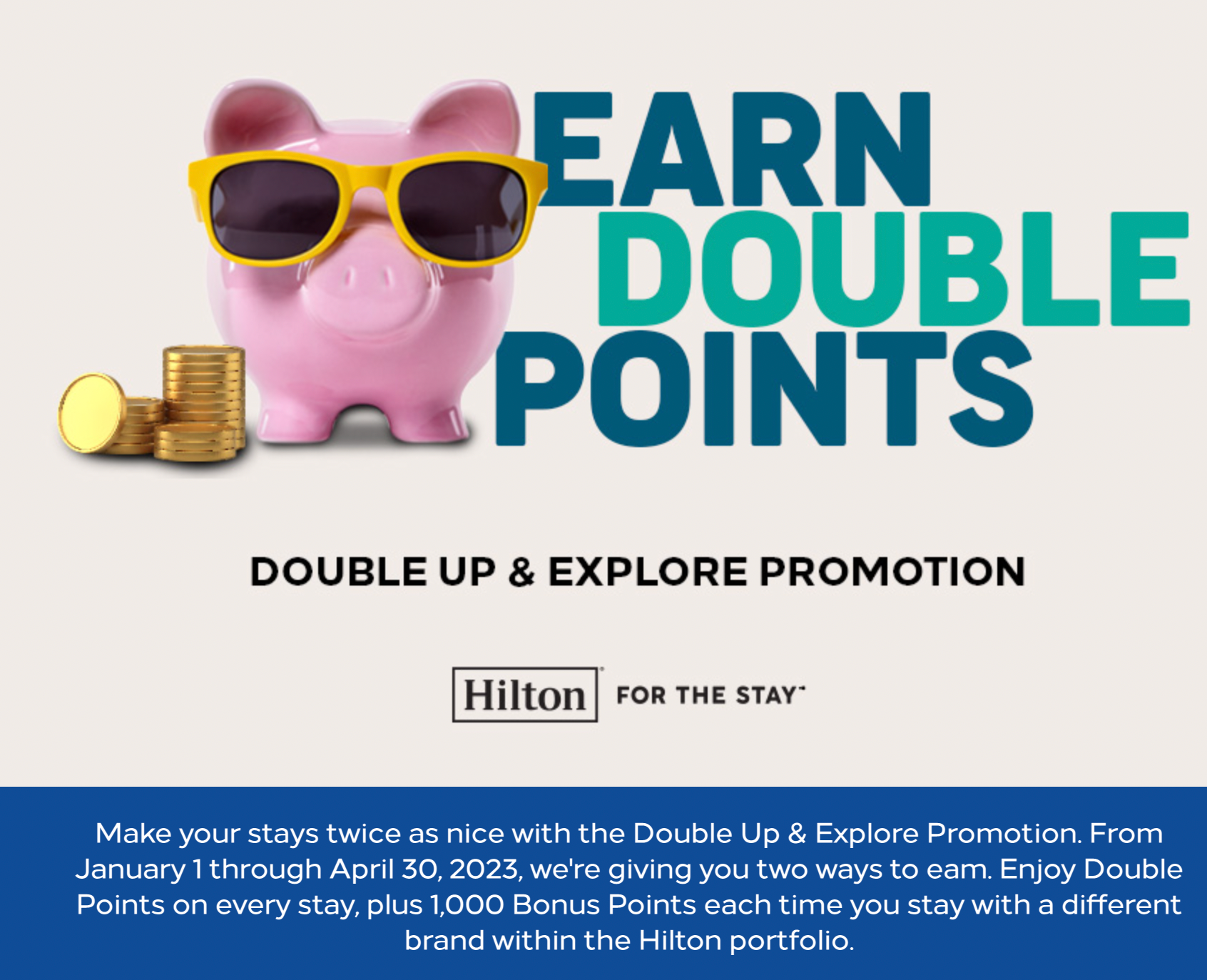 Hilton double points promotion