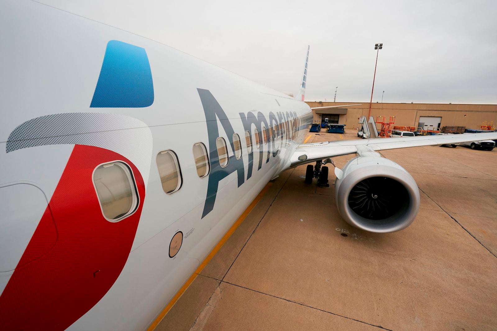 Side of an American Airlines jet