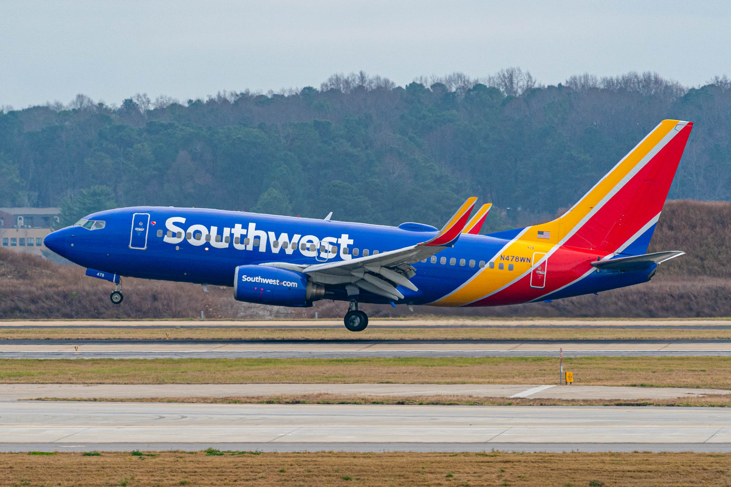 Southwest Boeing 737 in Atlanta