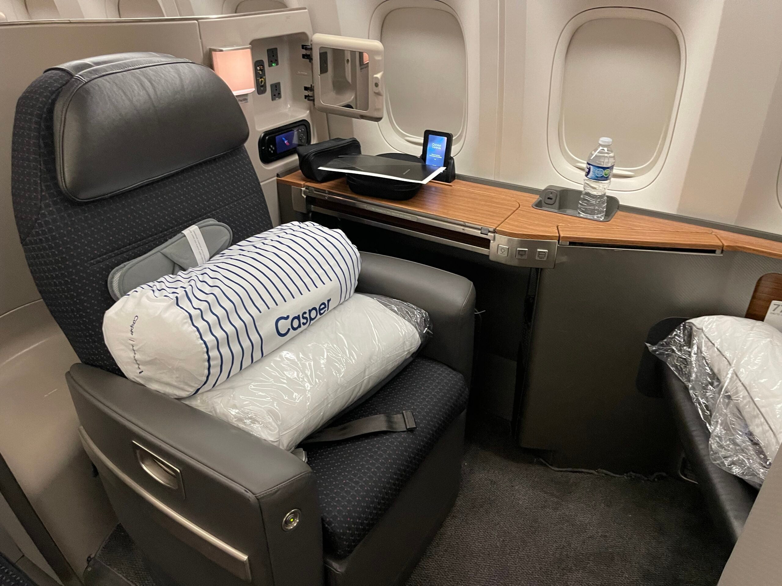 American Airlines Flagship First 1A seat