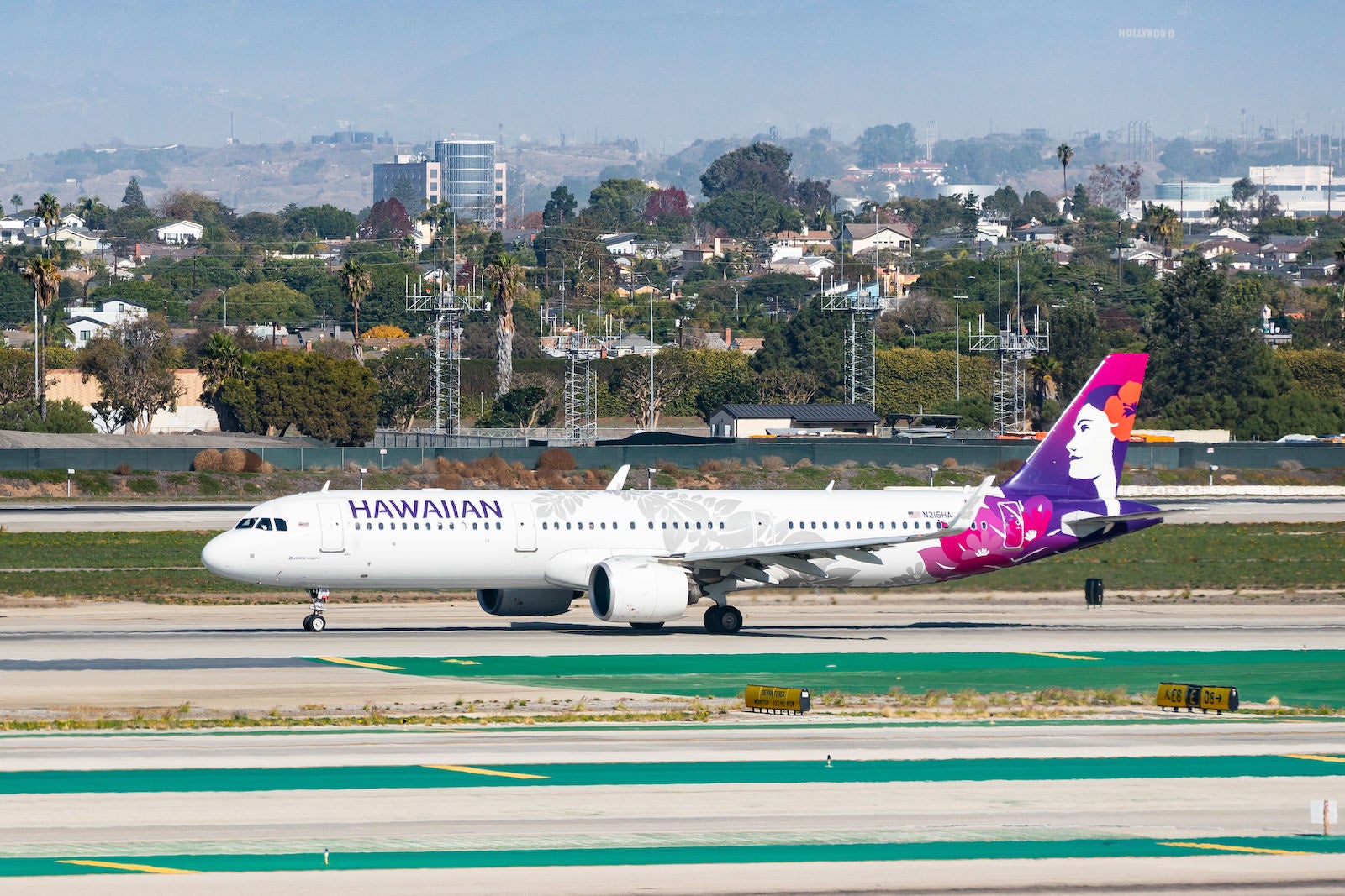 Hawaiian Airlines plane on a runway