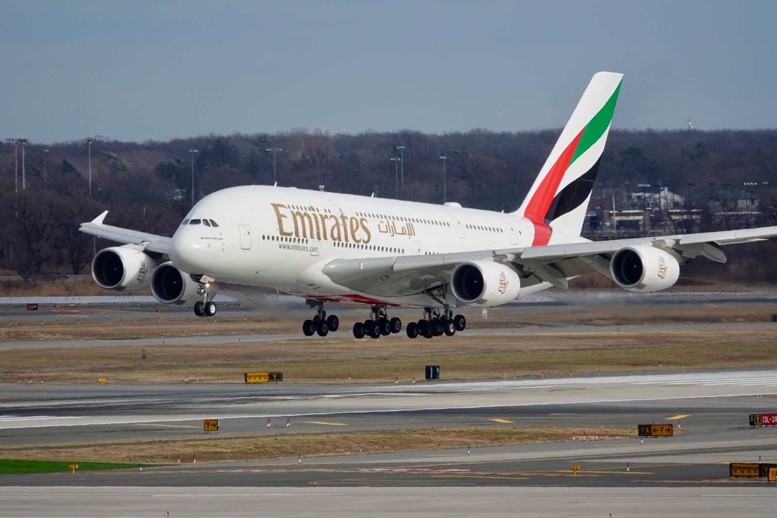 Emirates Airbus A380 JFK
