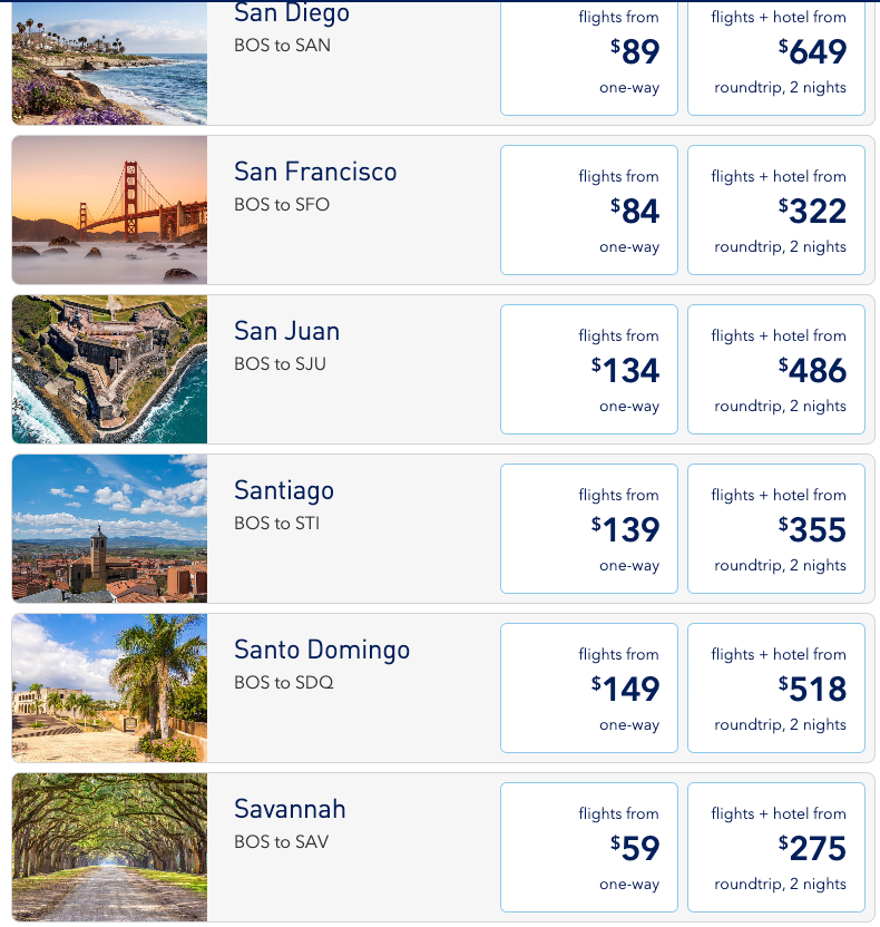 JetBlue flights