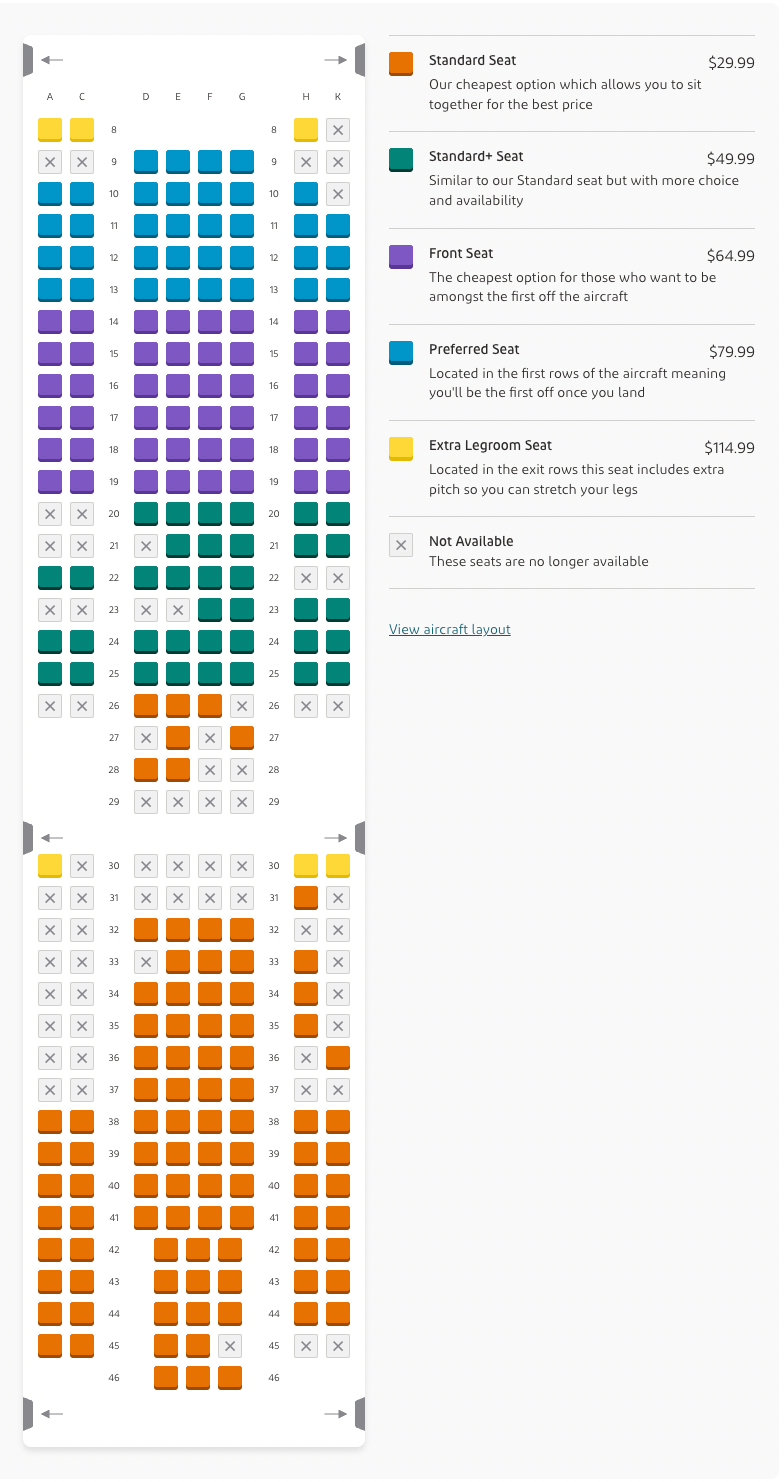 seat map