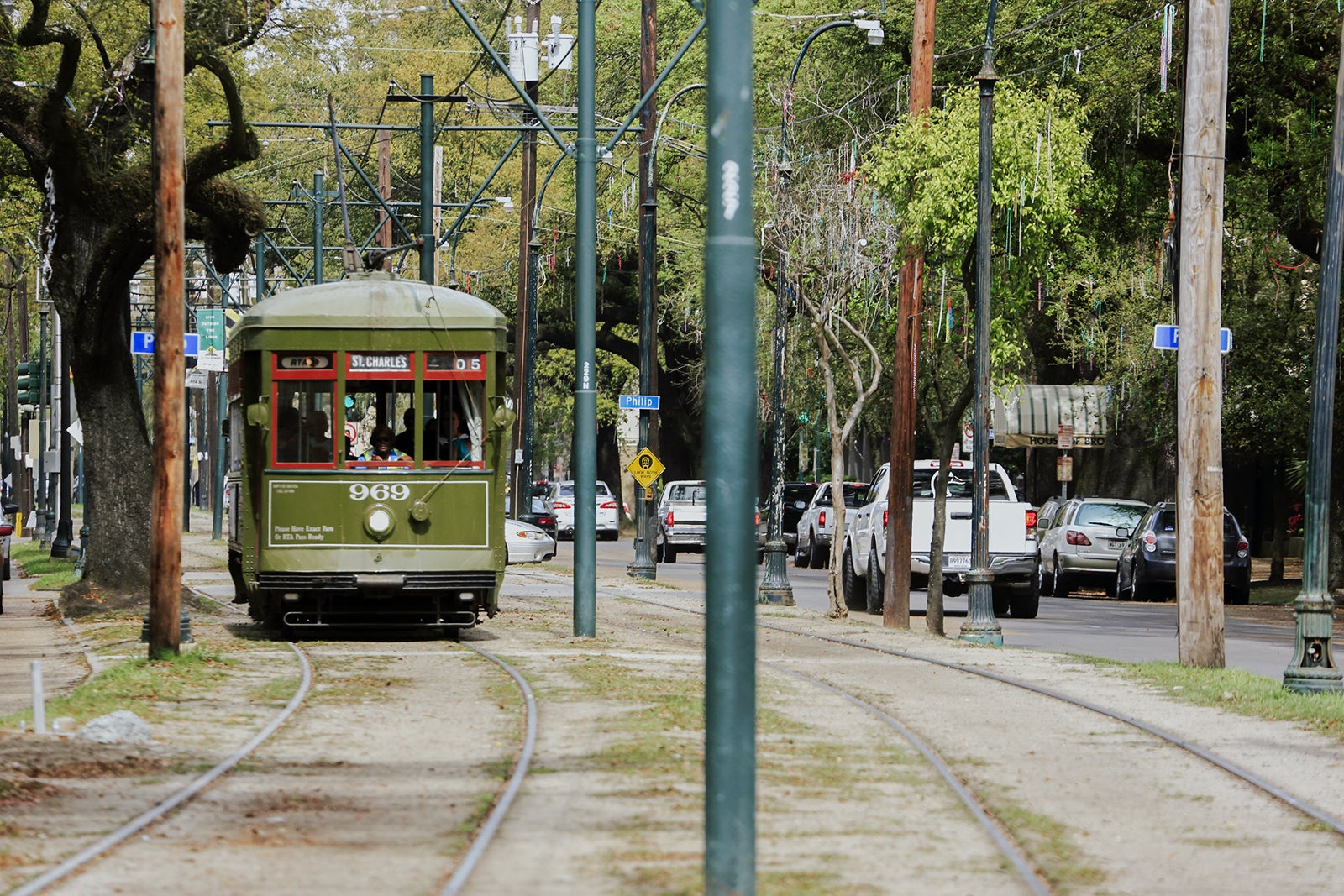 green streetcar