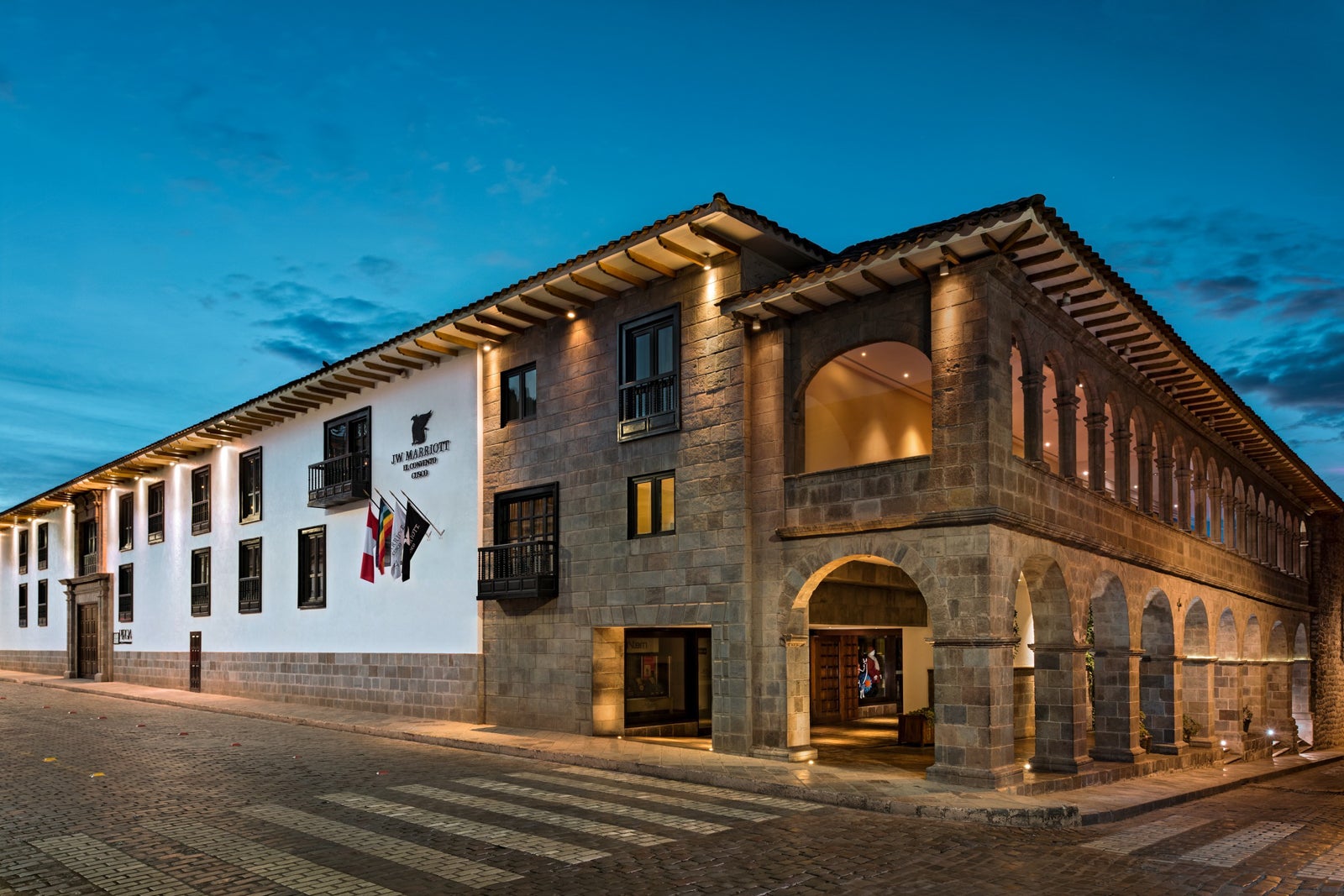 Exterior of JW Marriott El Convento Cusco in Peru