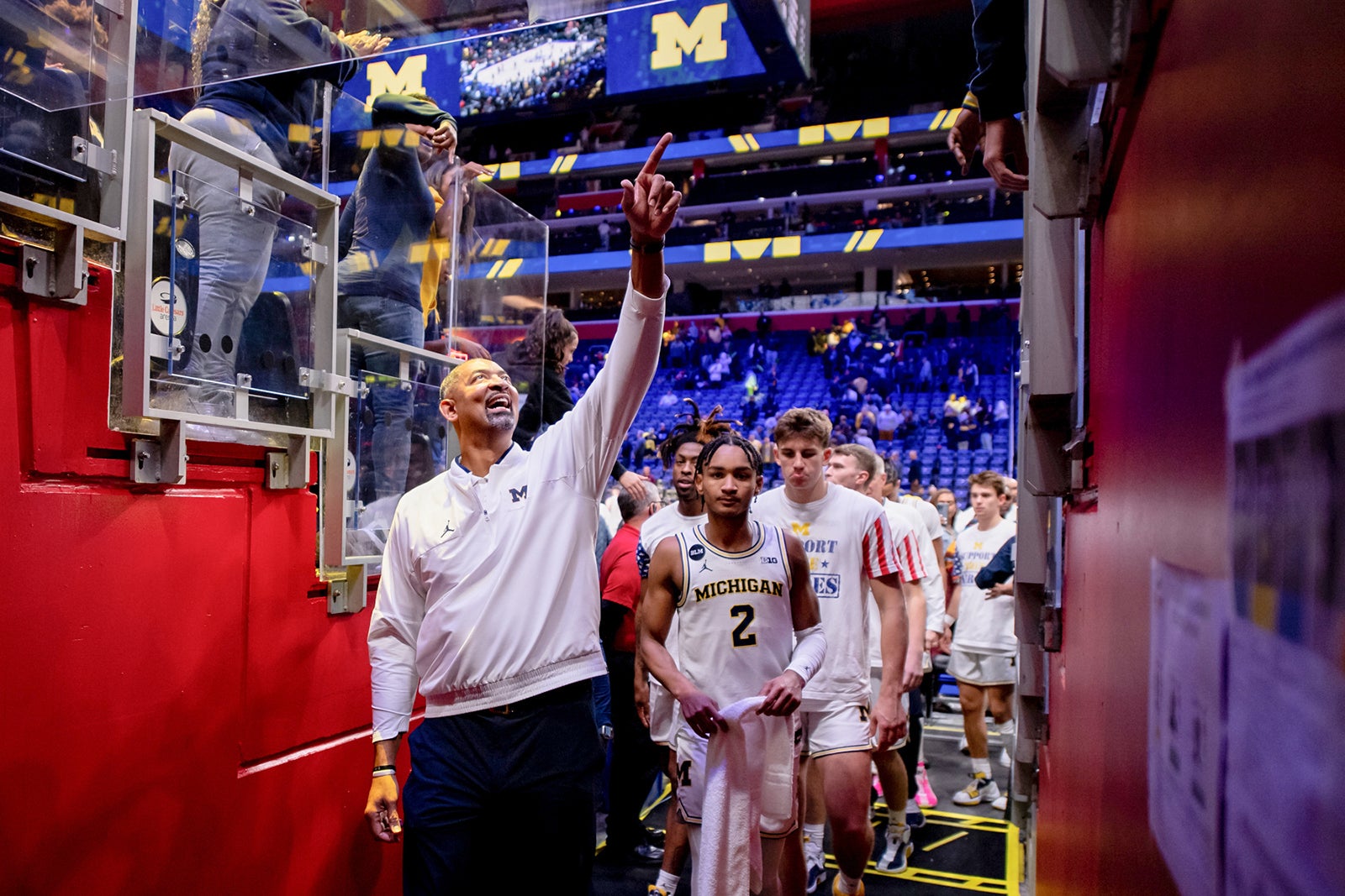 The University of Michigan Men’s Basketball team