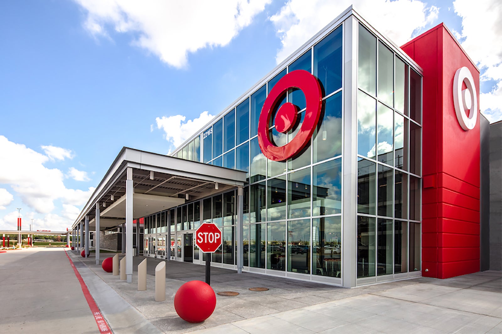 The front entrance of a Target