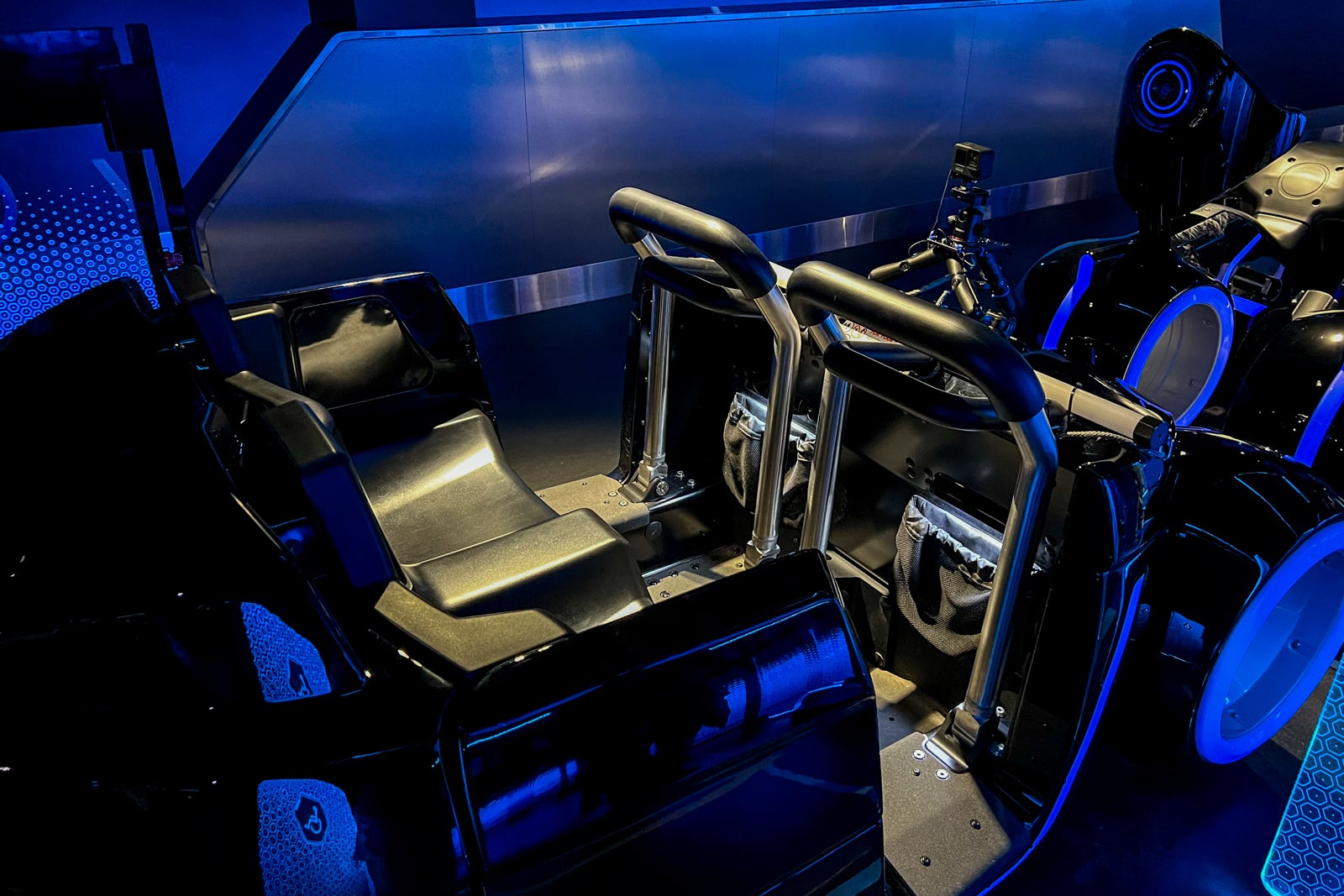 Accessible seating on Tron Lightcycle Run