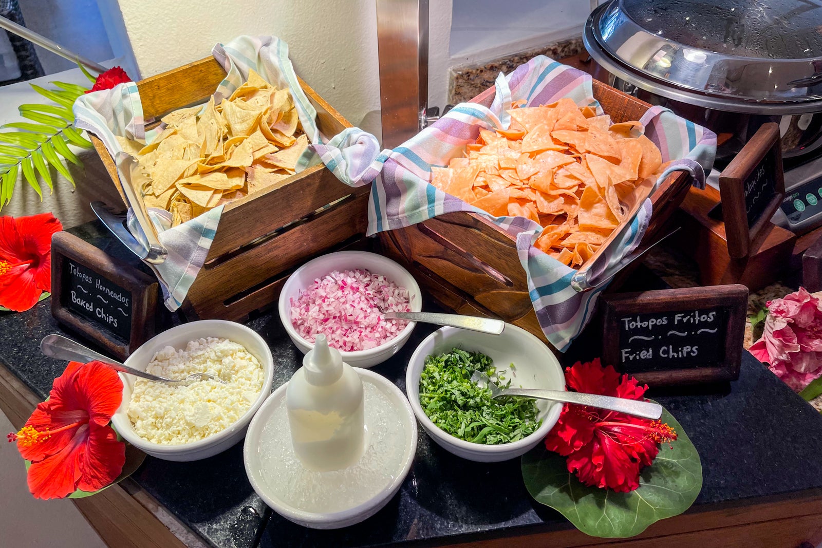 Chips and salsa at Seabreeze breakfast, St. Regis Punta Mita