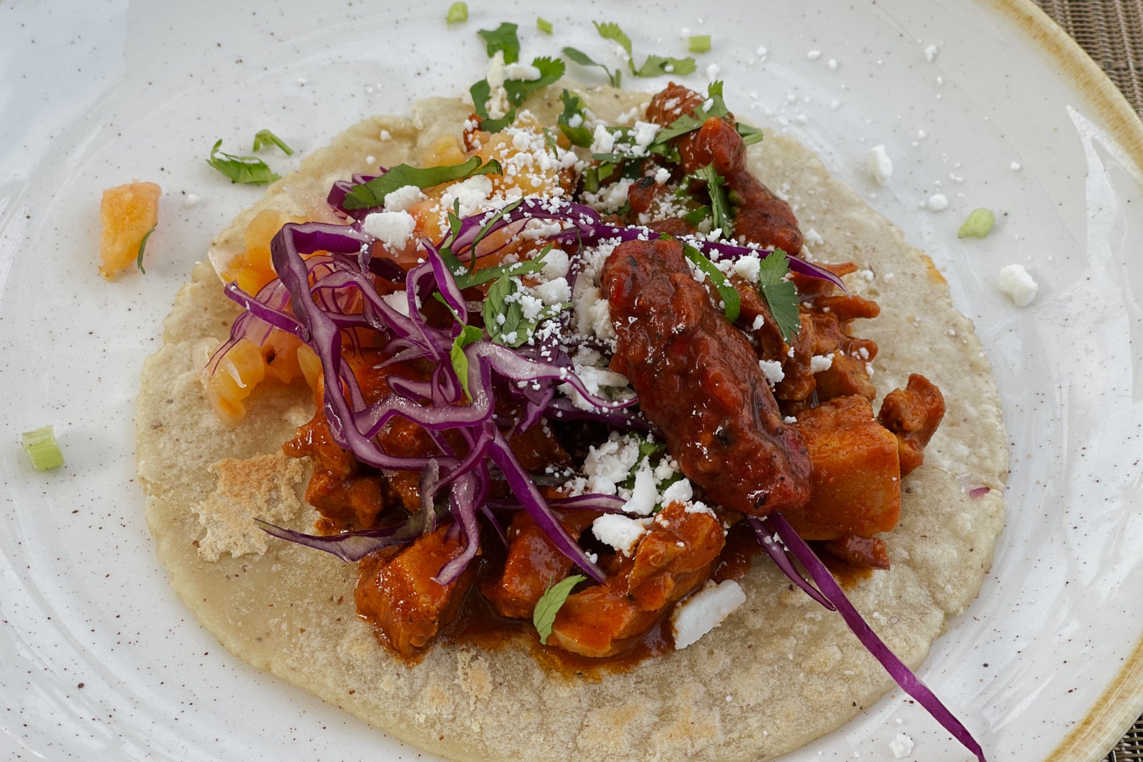 Tacos at Seabreeze breakfast, St. Regis Punta Mita