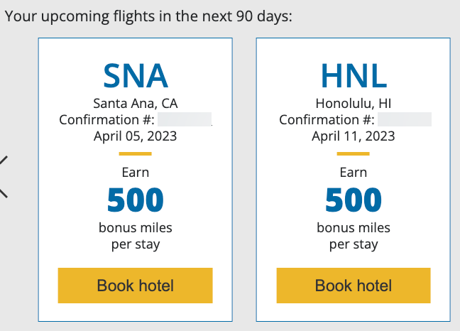 Marriott double dipping on miles with United flights
