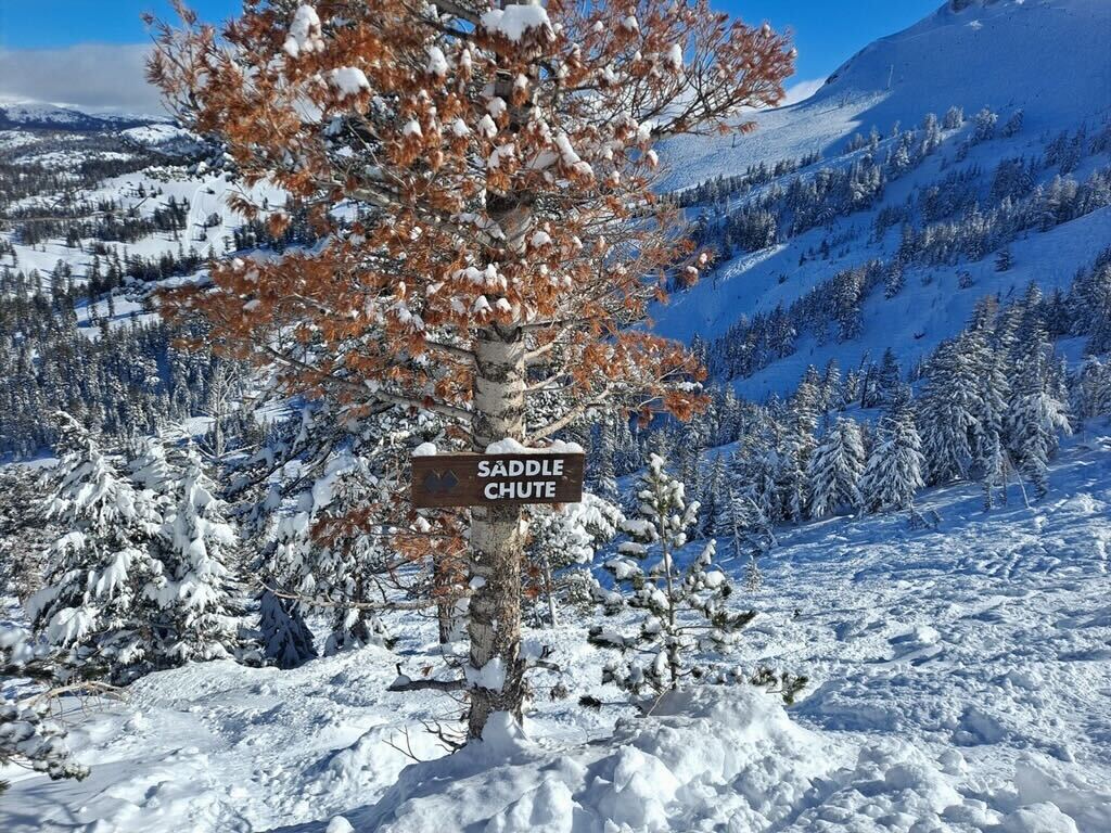 Saddle Chute at Kirkwood in Lake Tahoe.